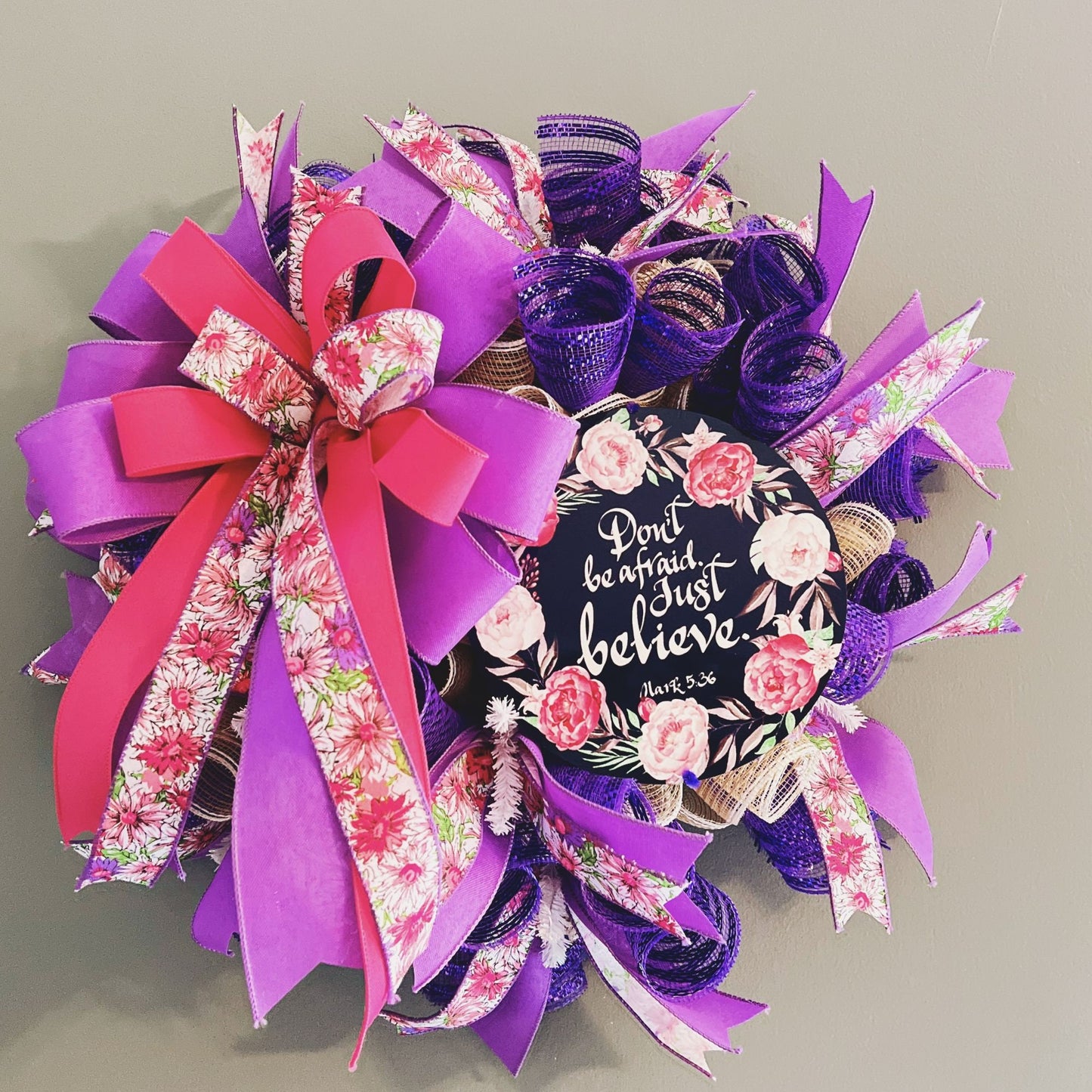 Nursing Home Door Wreath, Mothers Day Wreath, Nursing Home Door, Christmas Gift, Birthday Gift