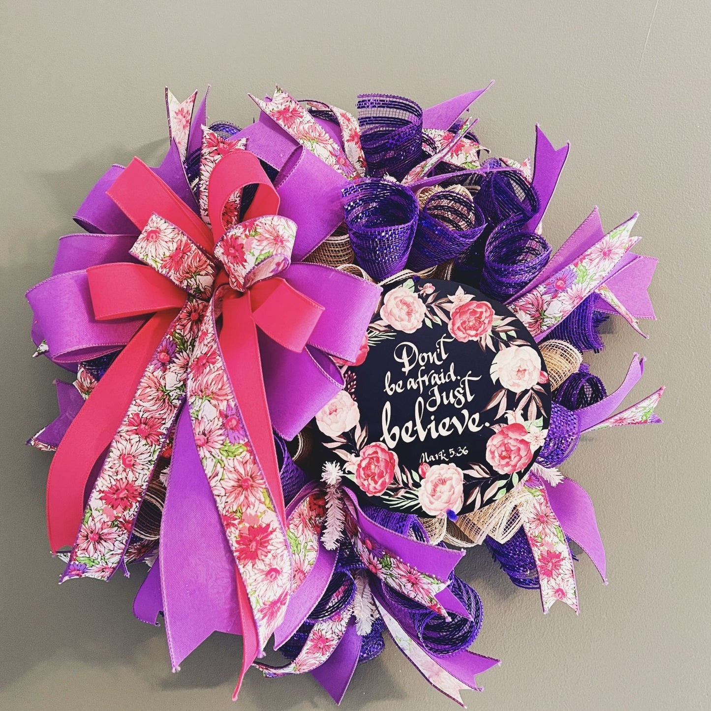 Nursing Home Door Wreath, Mothers Day Wreath, Nursing Home Door, Christmas Gift, Birthday Gift