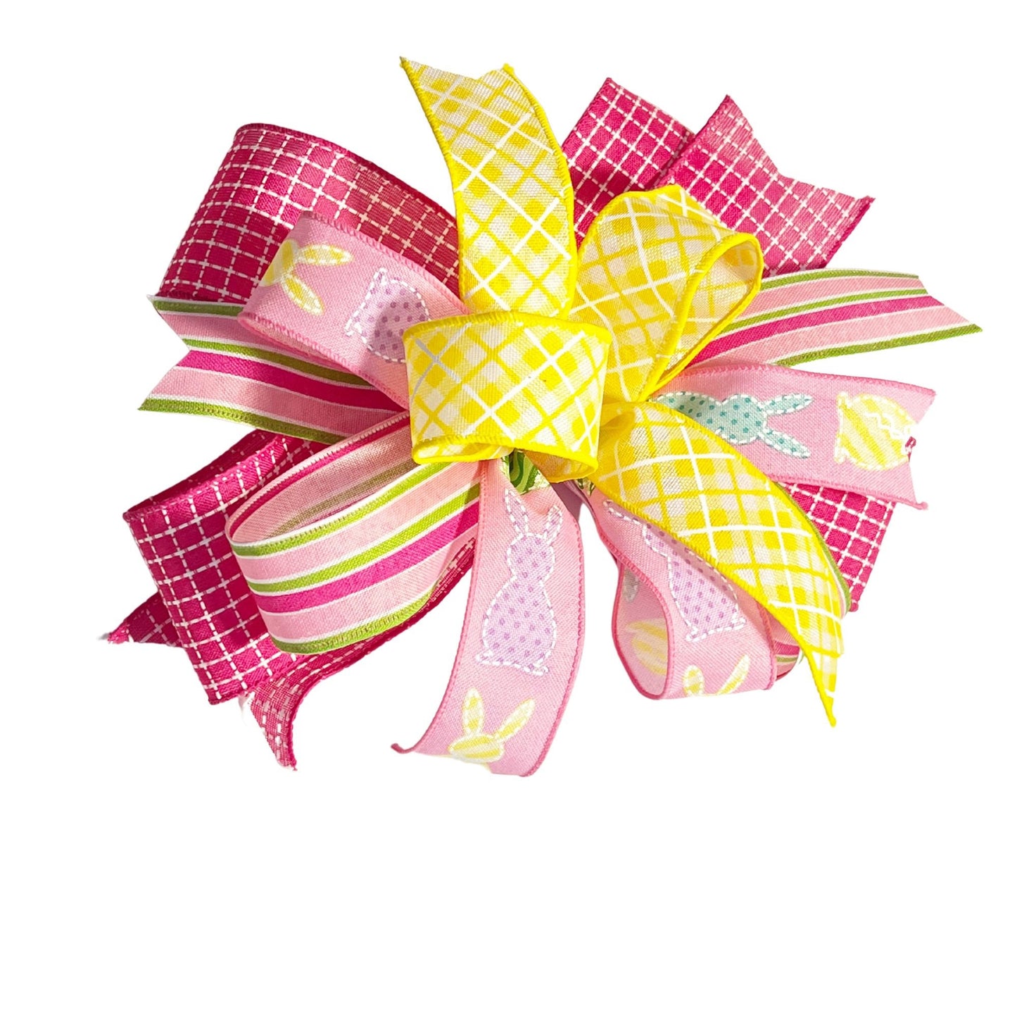 Easter Lantern Bow, Easter Bunny Lantern Bow, Wreath Bow, Door Hanger Bow, Easter Gift, Easter Bows, Easter Decoration