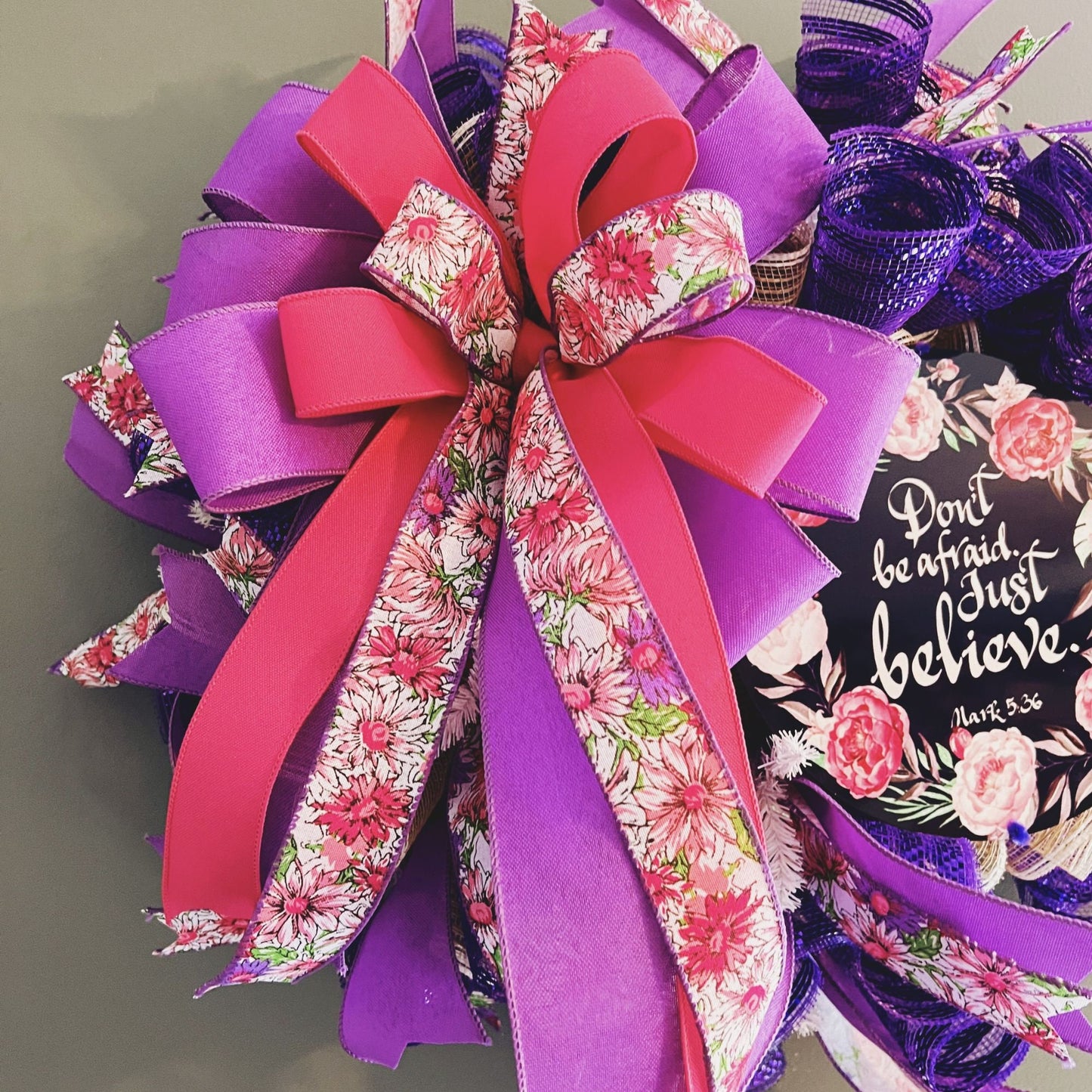 Nursing Home Door Wreath, Mothers Day Wreath, Nursing Home Door, Christmas Gift, Birthday Gift