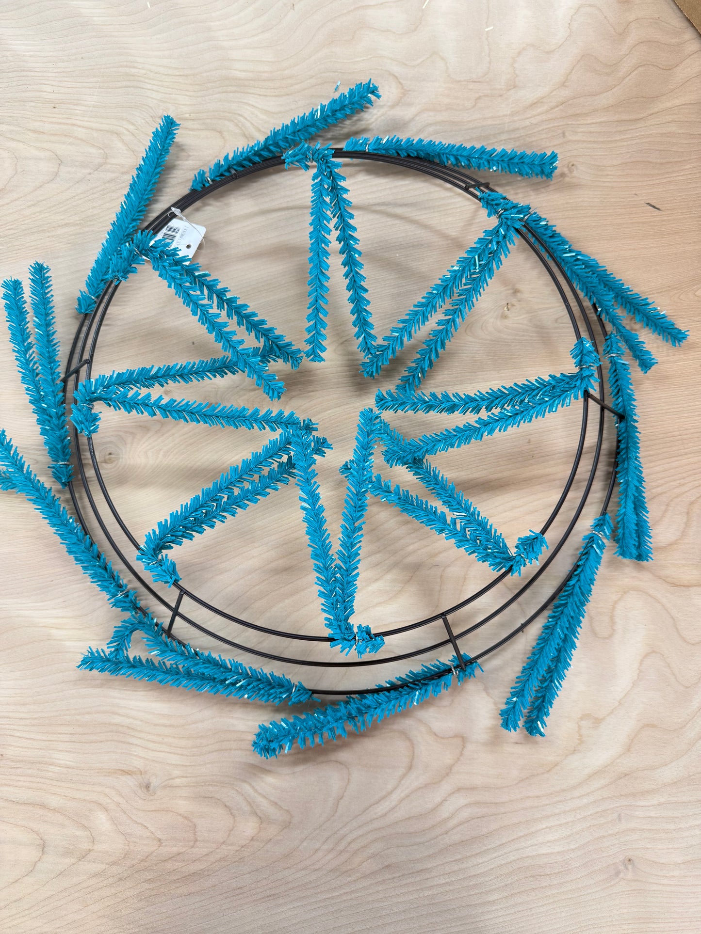 Turquoise Wreath Work Forms (5) Pack