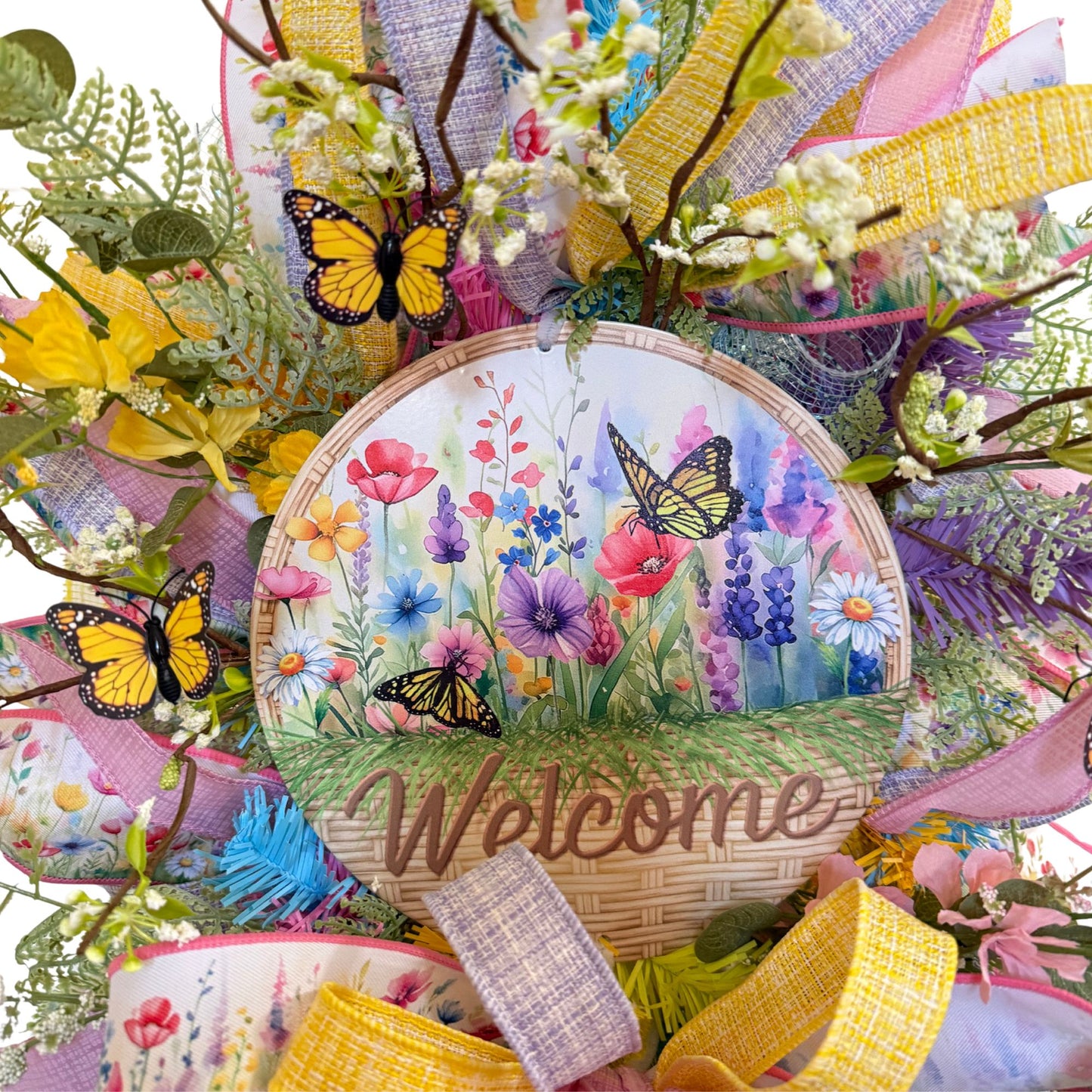 Spring Butterfly Wreath
