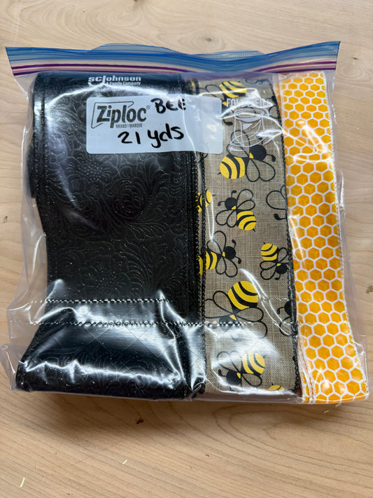 Bee Bow Kit with 4” ribbon