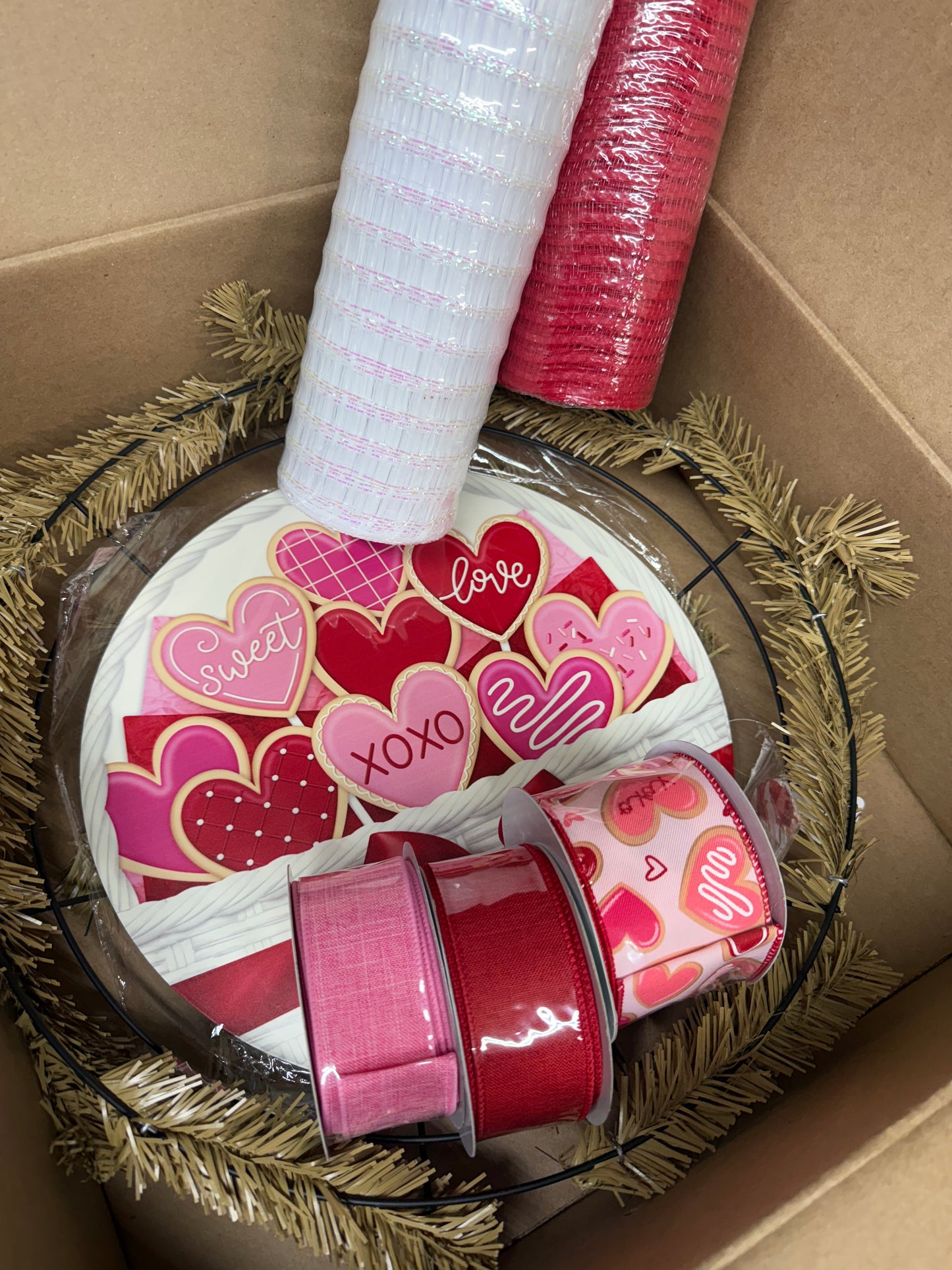 Valentine Sugar Cookie Wreath Kit