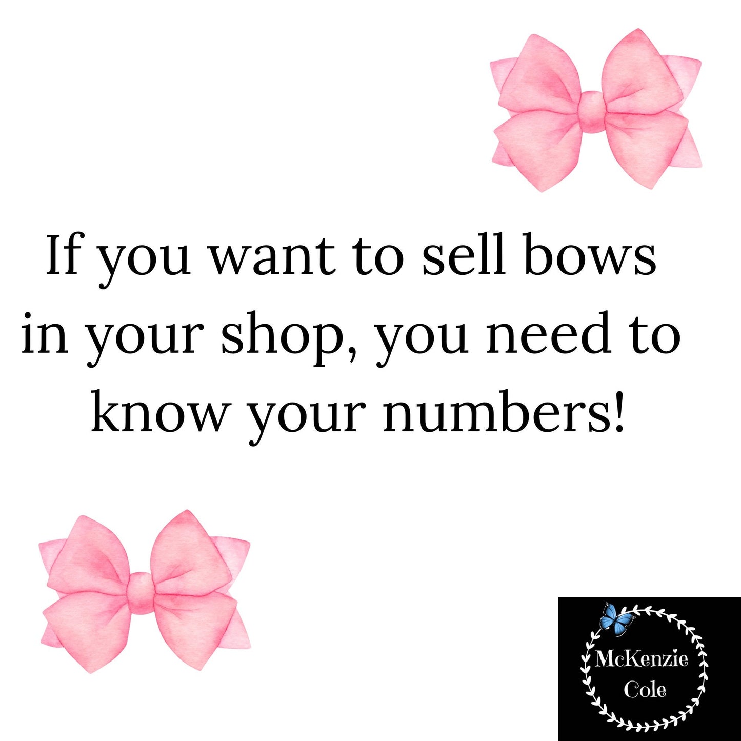 Bow Selling Worksheet for Shop Owners, Bow Cost Worksheet, Bow Worksheets, Bow Calculator, Business Worksheets, Selling Bows